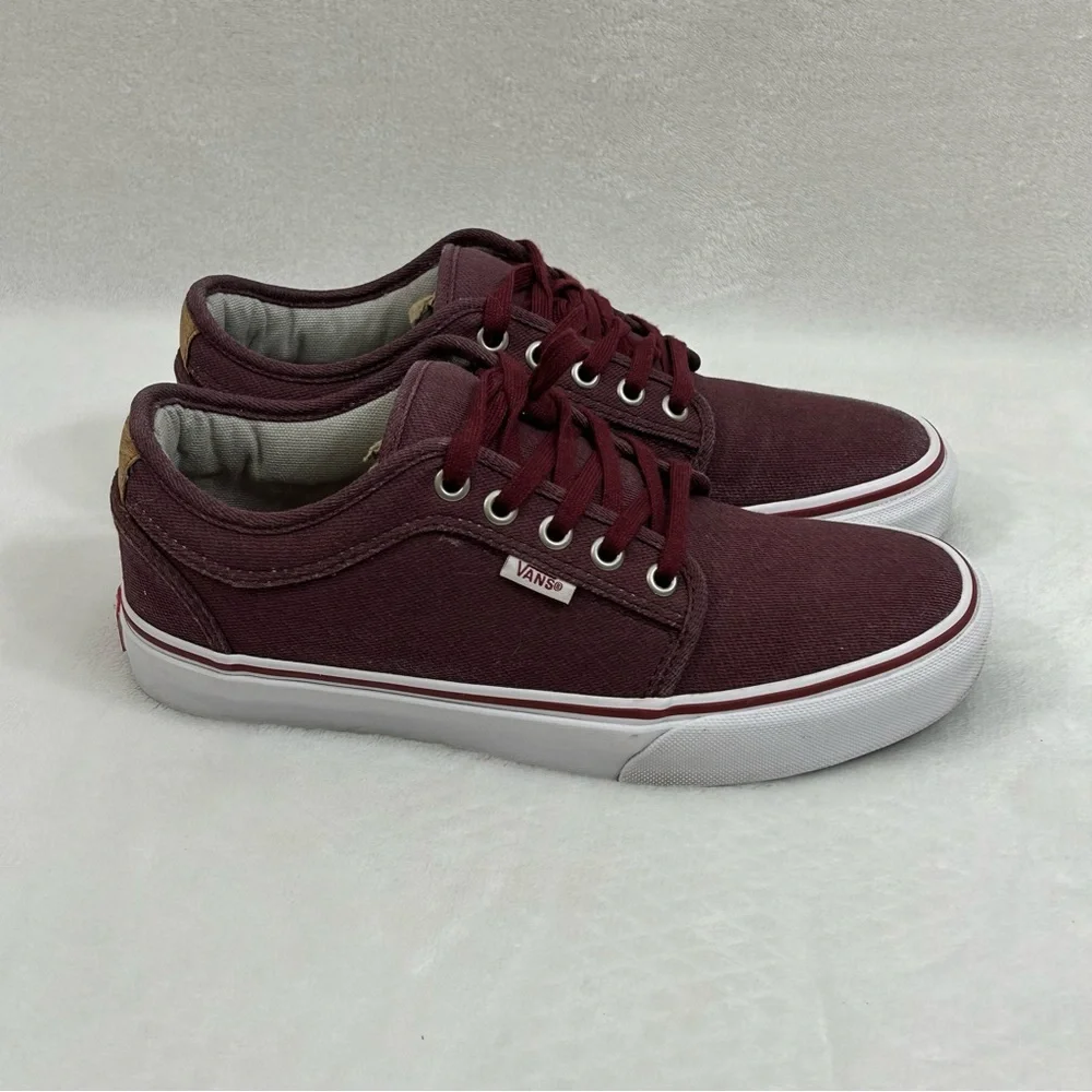 Vans Pro Ultracush Skateboard Maroon Low Top Sneakers Shoes Mens 6.5 Womens 8. - Picture 8 of 13
